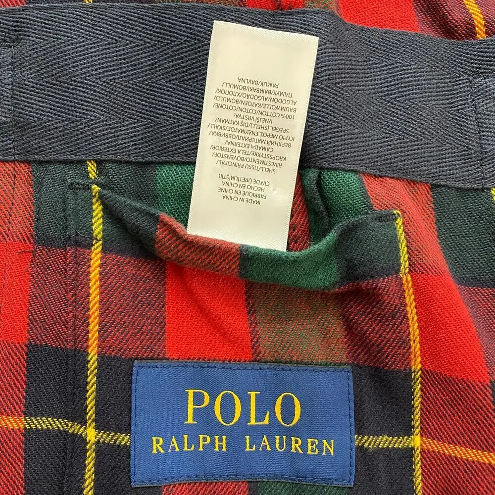 Polo Ralph Lauren Blazer Jacket Plaid Cotton Ultra Lightweight Men's Size XL